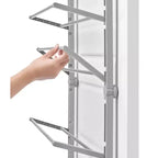 Scarpiera Whitmor a 8 livelli grigia