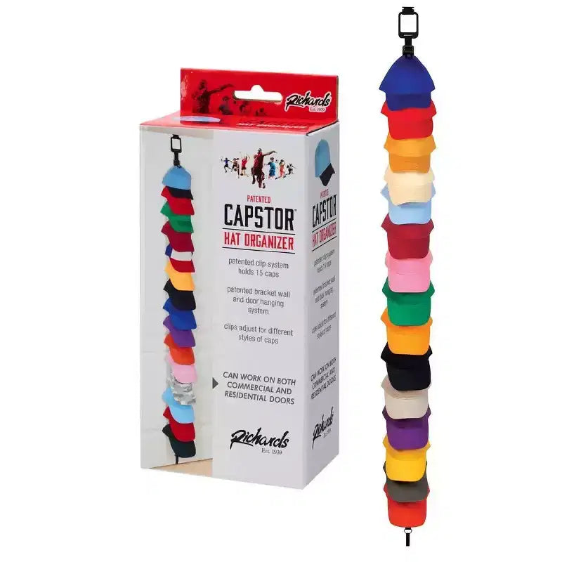 J&V TEXTILES Porta Cappelli/Berretti da Appendere per un massimo di 15 Cappelli
