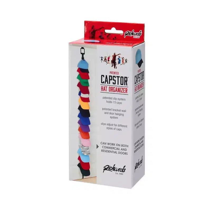J&V TEXTILES Porta Cappelli/Berretti da Appendere per un massimo di 15 Cappelli