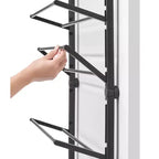 Whitmor Scarpiera a 8 Ripiani Nera
