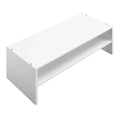 Whitmor 2 Shelf 24" Stackable Wide Storage Organizer Brown