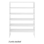 Whitmor Organizer Contenitore Impilabile con 2 Ripiani Largo 61 cm Marrone
