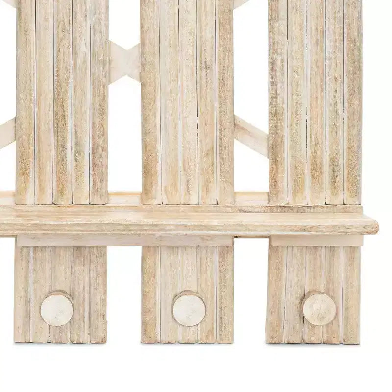 Crane Baby 5,5"x20" Charlie Mensola a muro con organizer recinzione Farmhouse beige