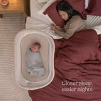 HALO Bassinet Lite - Bianco: Telaio in metallo, Culla da affiancare al letto, Materasso/Cuscino inclusi, Portata massima 9 kg