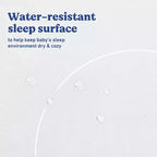 Graco Essentials Materasso per culla e lettino reversibile, resistente all'acqua, 15 cm