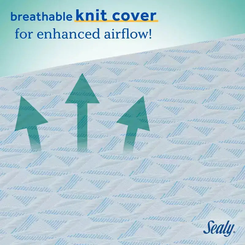 Materasso per culla e lettino Sealy Baby 2Cool traspirante a 2 lati da 5": Ultra-rigido, rivestimento in maglia, 3,17 kg