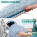 Materasso per culla e lettino Sealy Baby 2Cool traspirante a 2 lati da 5": Ultra-rigido, rivestimento in maglia, 3,17 kg