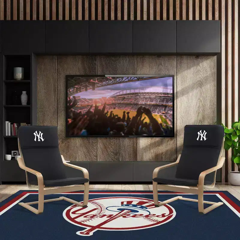 Poltrona d'Appoggio MLB New York Yankees in Legno Curvato