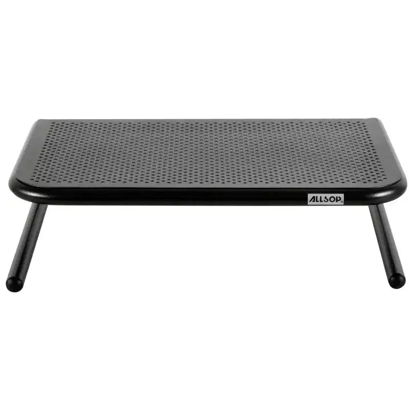 Supporto monitor con piattaforma larga Allsop Metal Art Jr. 14" - Nero perla