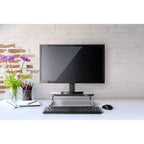 Supporto monitor con piattaforma larga Allsop Metal Art Jr. 14" - Nero perla