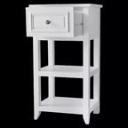 Mobile Basso Dawson con 1 Cassetto Bianco - Elegant Home Fashions