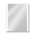 24"x30" Premium Lumen Single Frameless Fixed Color Temp LED Wall Mirror with Anti Fog Glass - Tosca: Touch Control, Wall Mounted Vanity Mirror