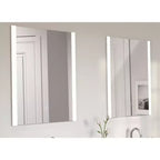 Specchio da parete a LED senza cornice, 24"x30" Premium Lumen, a temperatura colore fissa, con vetro antiappannamento - Tosca: controllo touch, specchio da parete per bagno