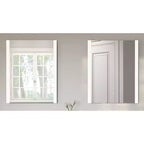 Specchio da parete a LED senza cornice, 24"x30" Premium Lumen, a temperatura colore fissa, con vetro antiappannamento - Tosca: controllo touch, specchio da parete per bagno