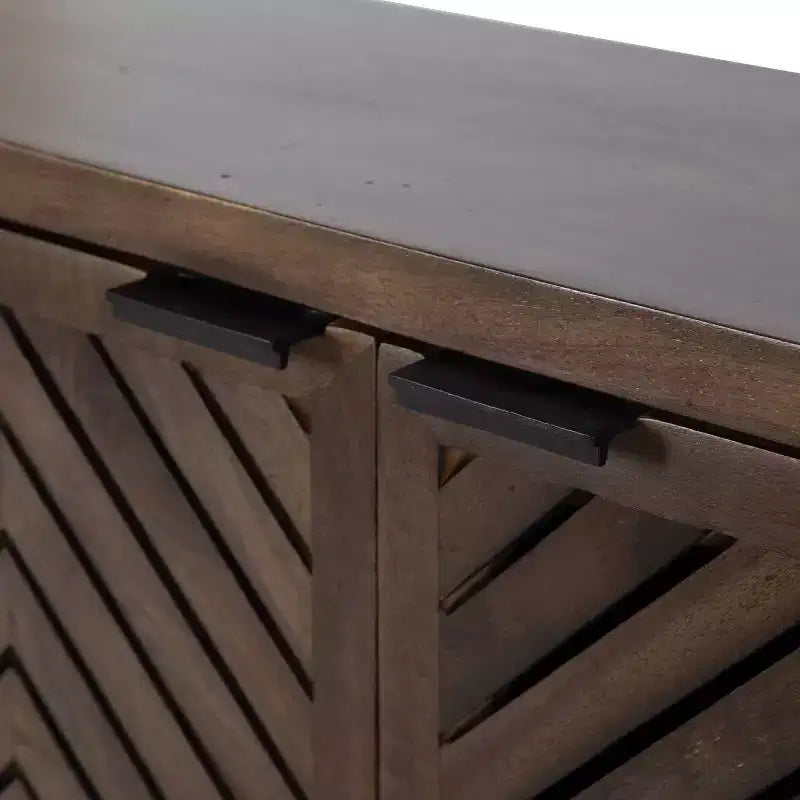 Kate & Laurel All Things Decor 30" x 10" x 14" Armadietto da Parete a 2 Ante Mezzeta, Legno Naturale - Nessun Assemblaggio, Superficie in MDF