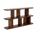 Kate & Laurel All Things Decor 30"x17" Madero Wooden Wall Shelf Walnut Brown