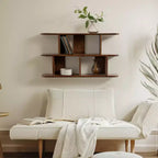 Kate & Laurel All Things Decor Mensola da parete in legno Madero 30"x17" noce marrone