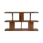 Kate & Laurel All Things Decor Mensola da parete in legno Madero 30"x17" noce marrone