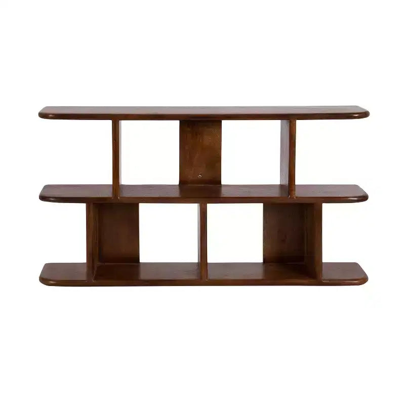 Kate & Laurel All Things Decor Mensola da parete in legno Madero 30"x17" noce marrone