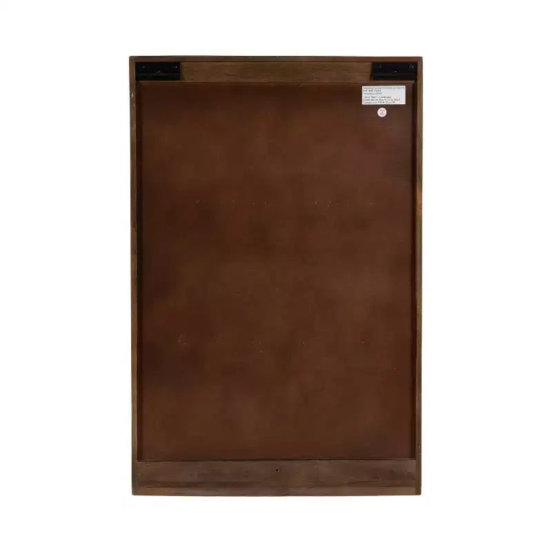 Mobiletto da bagno con specchio Mezzeta 20"x30" Kate & Laurel All Things Decor, marrone