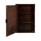 Mobiletto da bagno con specchio Mezzeta 20"x30" Kate & Laurel All Things Decor, marrone