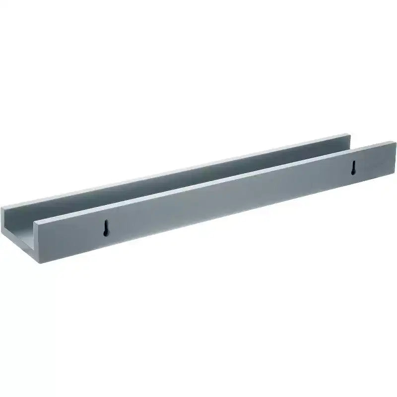 Kiera Grace Mensola a Muro Drea 23"x4" Grigio Nuvola: Espositore Flottante in MDF, Hardware di Montaggio Incluso