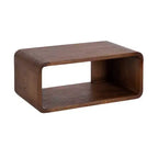Kate & Laurel All Things Decor 18"x10"x8" Deguara Mensola Fluttuante Marrone Noce