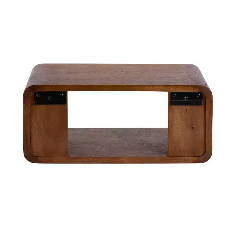 Kate & Laurel All Things Decor 18"x10"x8" Deguara Mensola Fluttuante Marrone Noce