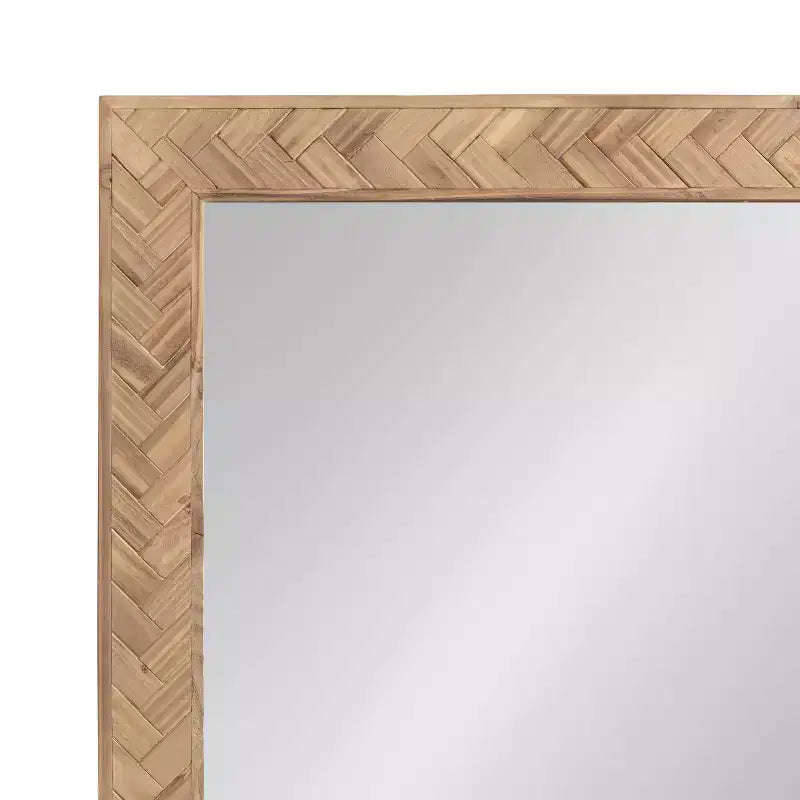 Kate & Laurel All Things Decor 24"x36" Specchio Rettangolare Braywood Marrone