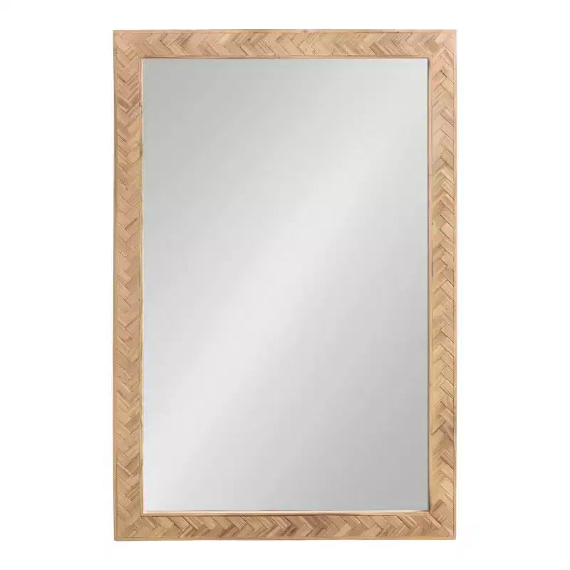 Kate & Laurel All Things Decor 24"x36" Specchio Rettangolare Braywood Marrone