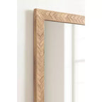 Kate & Laurel All Things Decor 24"x36" Specchio Rettangolare Braywood Marrone