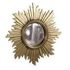 Specchio Decorativo da Parete Sunburst Euphoria Argento Scuro - Howard Elliott