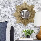 Specchio Decorativo da Parete Sunburst Euphoria Argento Scuro - Howard Elliott