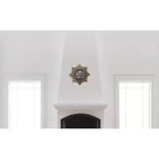 Specchio Decorativo da Parete Sunburst Euphoria Argento Scuro - Howard Elliott
