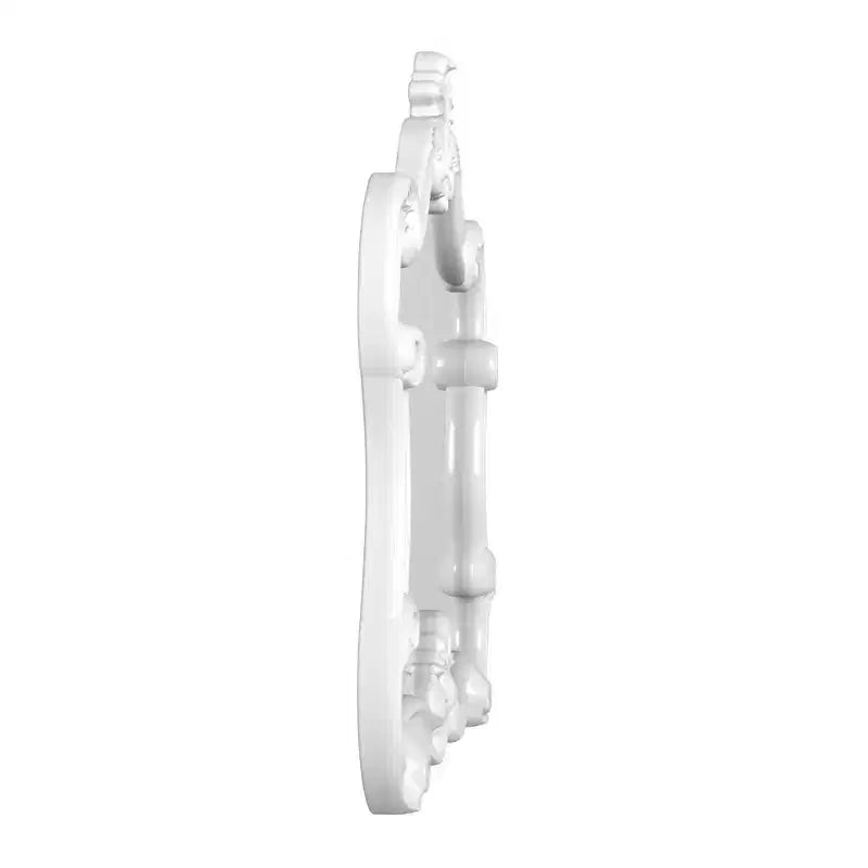Howard Elliott 28"x32" Veruca Specchio da Parete Accento con Cornice Lucida Bianco: Rettangolare Moderno, Nessun Montaggio Richiesto