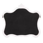 Howard Elliott 28"x32" Veruca Specchio da Parete Accento con Cornice Lucida Bianco: Rettangolare Moderno, Nessun Montaggio Richiesto
