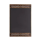 Kate & Laurel All Things Decor Specchio da parete rettangolare in legno Mezzeta 24"x36" Marrone