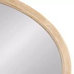 Kate & Laurel All Things Decor Specchio Ovale Hogan con Cornice Naturale 24"x36"