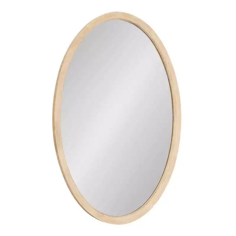 Kate & Laurel All Things Decor Specchio Ovale Hogan con Cornice Naturale 24"x36"