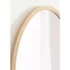Kate & Laurel All Things Decor Specchio Ovale Hogan con Cornice Naturale 24"x36"