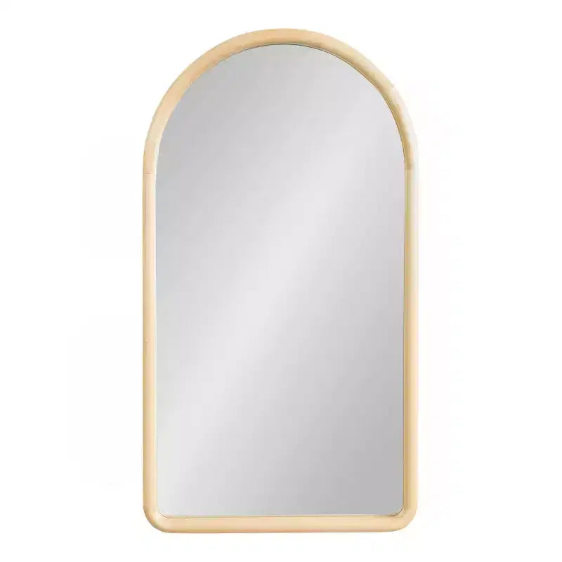 Kate &amp; Laurel All Things Decor Specchio da parete ad arco Talma 20"X36" Naturale