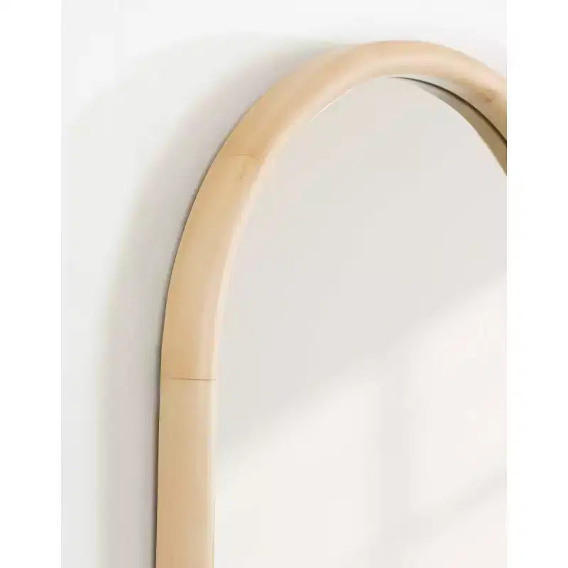 Kate &amp; Laurel All Things Decor Specchio da parete ad arco Talma 20"X36" Naturale