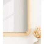Kate &amp; Laurel All Things Decor Specchio da parete ad arco Talma 20"X36" Naturale