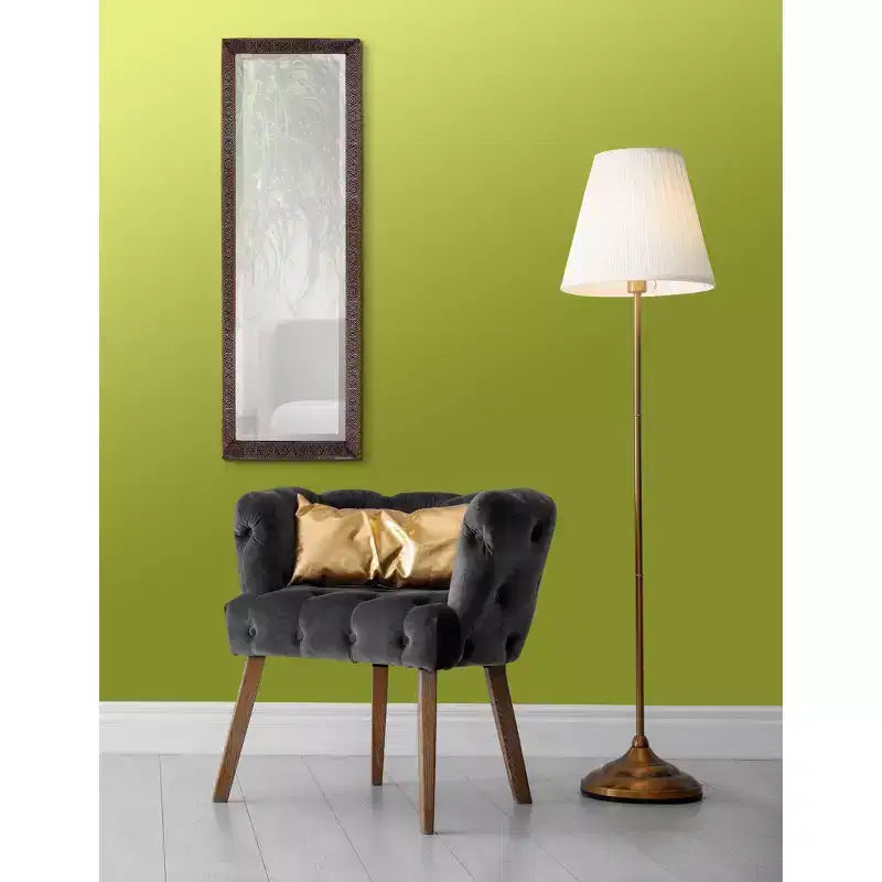 Howard Elliott Specchio rettangolare a figura intera 12"x36" con cornice in metallo lavorata a mano, bronzo: elegante arredamento moderno