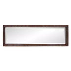 Howard Elliott Specchio rettangolare a figura intera 12"x36" con cornice in metallo lavorata a mano, bronzo: elegante arredamento moderno