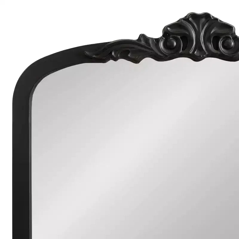 Specchio ad arco Barberry di Kate & Laurel All Things Decor, 71x89 cm, in MDF nero