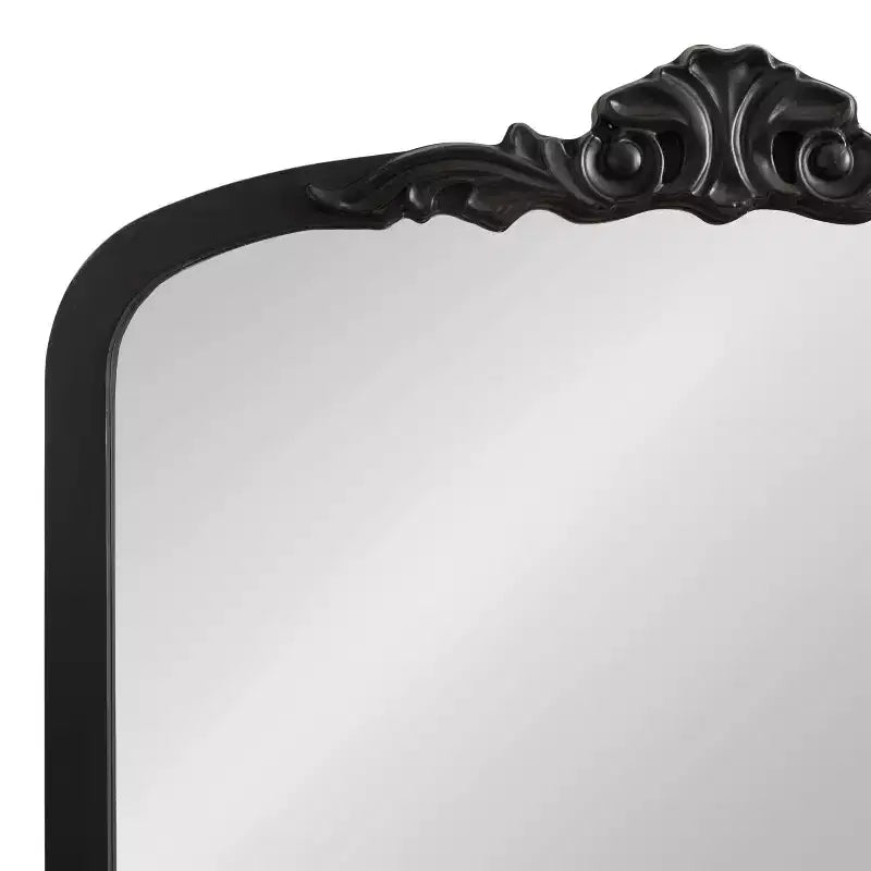 Specchio ad arco Barberry di Kate & Laurel All Things Decor, 71x89 cm, in MDF nero