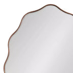 Kate & Laurel All Things Decor 24"X34" Viona Specchio Ovale Festonato Bronzo