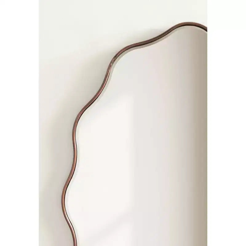 Kate & Laurel All Things Decor 24"X34" Viona Specchio Ovale Festonato Bronzo