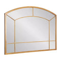 Kate & Laurel All Things Decor 36"x27" Gervais Arch Wall Mirror Gold